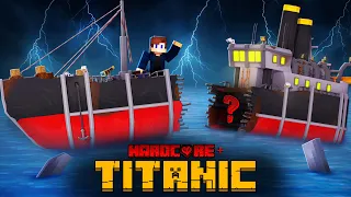 I SURVIVED THE WRECKAGE OF THE TITANIC IN THE BERMUDA TRIANGLE IN MINECRAFT!