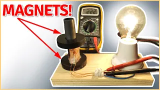 FREE ENERGY WITH MAGNETS 🧲💡💡- Infinite Magnetic Energy - New Method 2023