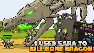 SARA versus BONE DRAGON 🐉 | GROW CASTLE
