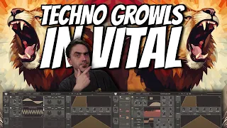 How To Make Techno Growls in Vital | Vital Sound Design