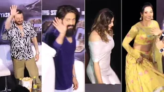 KGF 2 Team Visuals At Delhi Press Meet | Yash | Sanjay Dutt | Raveena Tandon | Srinidhi Shetty | FL