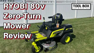 RYOBI 80 Volt 42" Zero Turn Mower Review