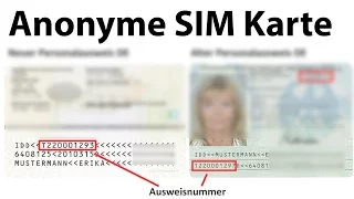 Neuer Personalausweis: Simkarte anonym registrieren [2017]