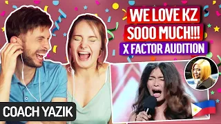 YAZIK & Voice Student react to KZ X Factor Audition FULL REACTION