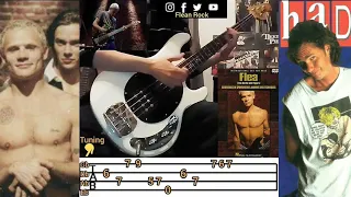 Flea and Chad Jam - Funky Bass Solo 1993 (Cover with Tabs!)