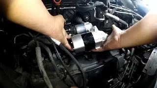 Fitting Mercedes A class Starter Motor