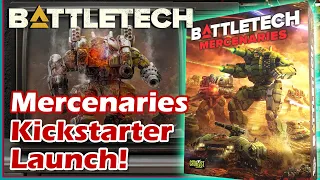 Kickstarter Day for Battletech Mercenaries! - Let's check it out!