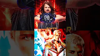 Aj Styles vs Cody Rhodes Comparison #shorts #youtubeshorts #wwe #romanreigns