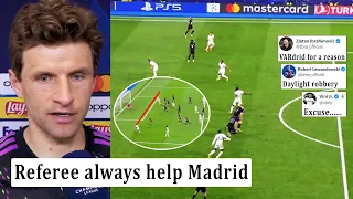Famous Reaction On Madrid-Bayern's Offside incident | Referee disallowed Goal - Champions League