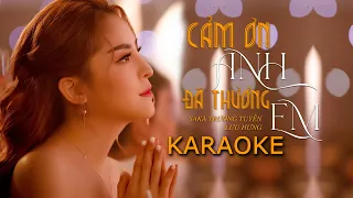 [Karaoke] CẢM ƠN ANH ĐÃ THƯƠNG EM/ TÌNH THƯƠNG PHU THÊ (Chí Hướng) - Saka Trương Tuyền ft Lưu Hưng