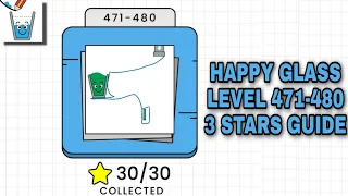 Happy Glass Level 471-480 | 3 Stars Guide