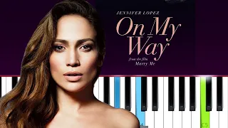 Jennifer Lopez - On My Way (Marry Me)  (Piano Tutorial)