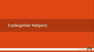 10 - Codeigniter Basic Concepts | Codeigniter Helpers | Malayalam മലയാളം