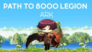 Maplestory [NA Reboot] Path to 8000 Legion : Training Ark to Level 200