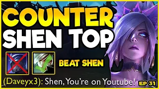 How to ALWAYS Beat Shen EVERY Ranked Game! (GUIDE) - Riven TOP Gameplay Guide Season 11 (Ep32)