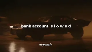 bank account ( s l o w e d & reverb )