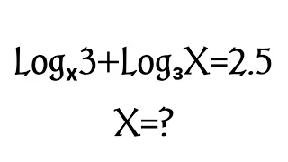 GERMANY | Math Olympiad |Logarithmic Equation | The value of x =?! @ShittuMathematicsClass01