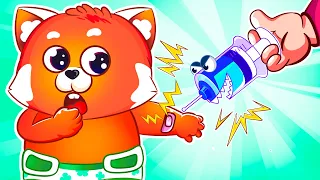 Time For A Shot 😱🤒🙀  Nursery Rhymes & Funny Kids Songs 🐻🐶🐷 Video for Kids by Lucky Zee Zee