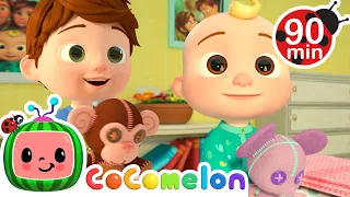 A Fun Counting Game with JJ & Family 🌈 | Cocomelon 90 MINS | Moonbug Kids - Cartoons & Toys