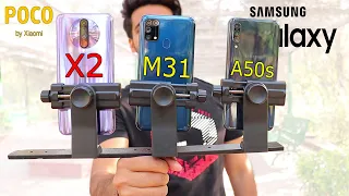 Samsung M31 vs Poco X2 vs Samsung A50s - Full camera Comparison !! 😱🔥
