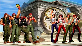 [KOF Mugen] Ralf Jones Team vs Vanessa Team