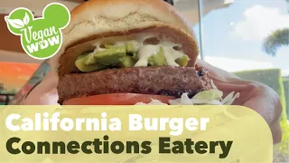 Vegan California Burger from Connections Eatery