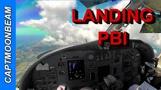 Cessna Citation Landing West Palm Beach Fl Airport, Live ATC