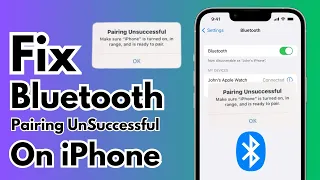 Bluetooth Pairing Unsuccessful On iPhone ! How To Fix iPhone Bultooth Not Pairing ! 2023