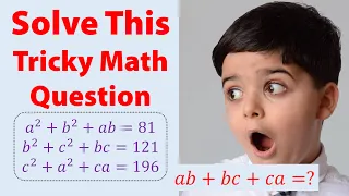 Can You Solve This Tricky Math Problem? | Getting your brain ready for Math Olympiad success.