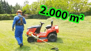 Egy telek rejtett kincsei (vascső, műanyag cső), kaszálás al-ko t22-110.0 hdh-a és egy stihl fs-460