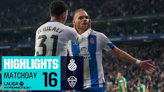 Resumen de RCD Espanyol vs Elche CF (2-0)