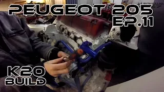 Projects Garage: K20 peugeot 205 Ep.11 // K20A2 Assembly