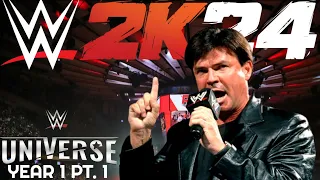 WWE 2K24 Universe Mode: Part 1 (The Start Of A New Era)