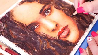 How to Paint a Realistic Portrait With Watercolor and Colored Pencil