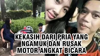 Kekasih dari Pengendara Motor yang Ngamuk saat Ditilang Angkat Bicara: Maafkan Pacar Saya