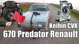 S3 E31 We tune the Keihin CVK carburetor to work on the 670 cc predator engine in the Renault R10