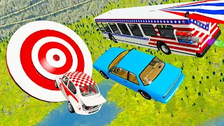 The BIGGEST Game Of CAR DARTS EVER On SLANT OF DEATH! - BeamNG Multiplayer