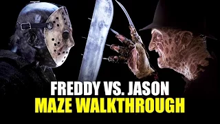 Freddy vs. Jason Maze Walkthrough at Halloween Horror Nights 2016