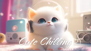 Happy cat 😽 Chill lofi songs to help you get more motivated every day 😽 Cute Chilling