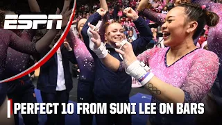 Suni Lee records perfect 10 on bars | ESPN Gymnastics