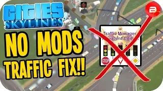 How to Fix Traffic with NO MODS! PS4 & Xbox Players Rejoice!! - Cities: Skylines PS4 Xbox One Switch