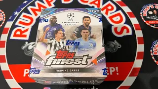 2021/22 Topps Finest UEFA Soccer - We Hit A Gold Auto!