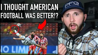 TOP 25 MOST INCREDIBLE FOOTBALL GOALS OF 2021 - American Reacts