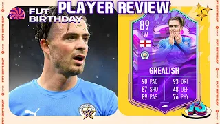 THIS CARD IS ELITE! 🥇 89 FUT BIRTHDAY GREALISH PLAYER REVIEW! FIFA 22 ULTIMATE TEAM