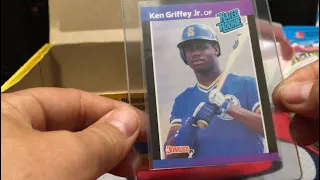 1989 Donruss box opening! Hunting for the Griffey!!