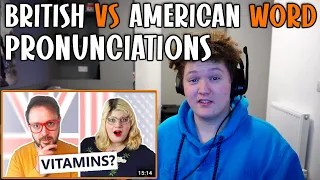 British Guy Reacts To 50 British Vs American Word Pronunciations