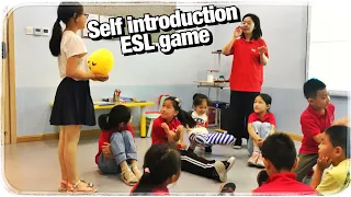 Self Introduction ESL game