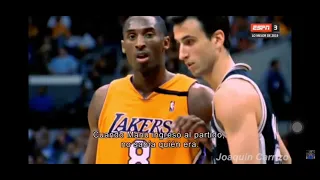 Kobe Respects Ginobili