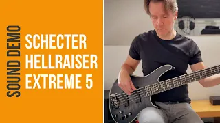 Schecter Hellraiser Extreme 5 - Sound Demo (no talking)