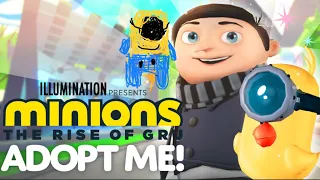 Playing the adopt me Minions: rise of Gru update